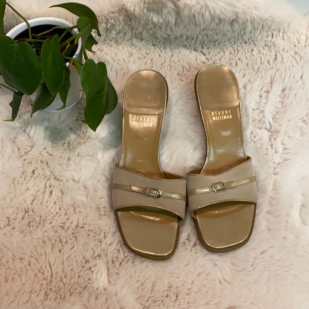 Stuart Weitzman Slip on Sandals